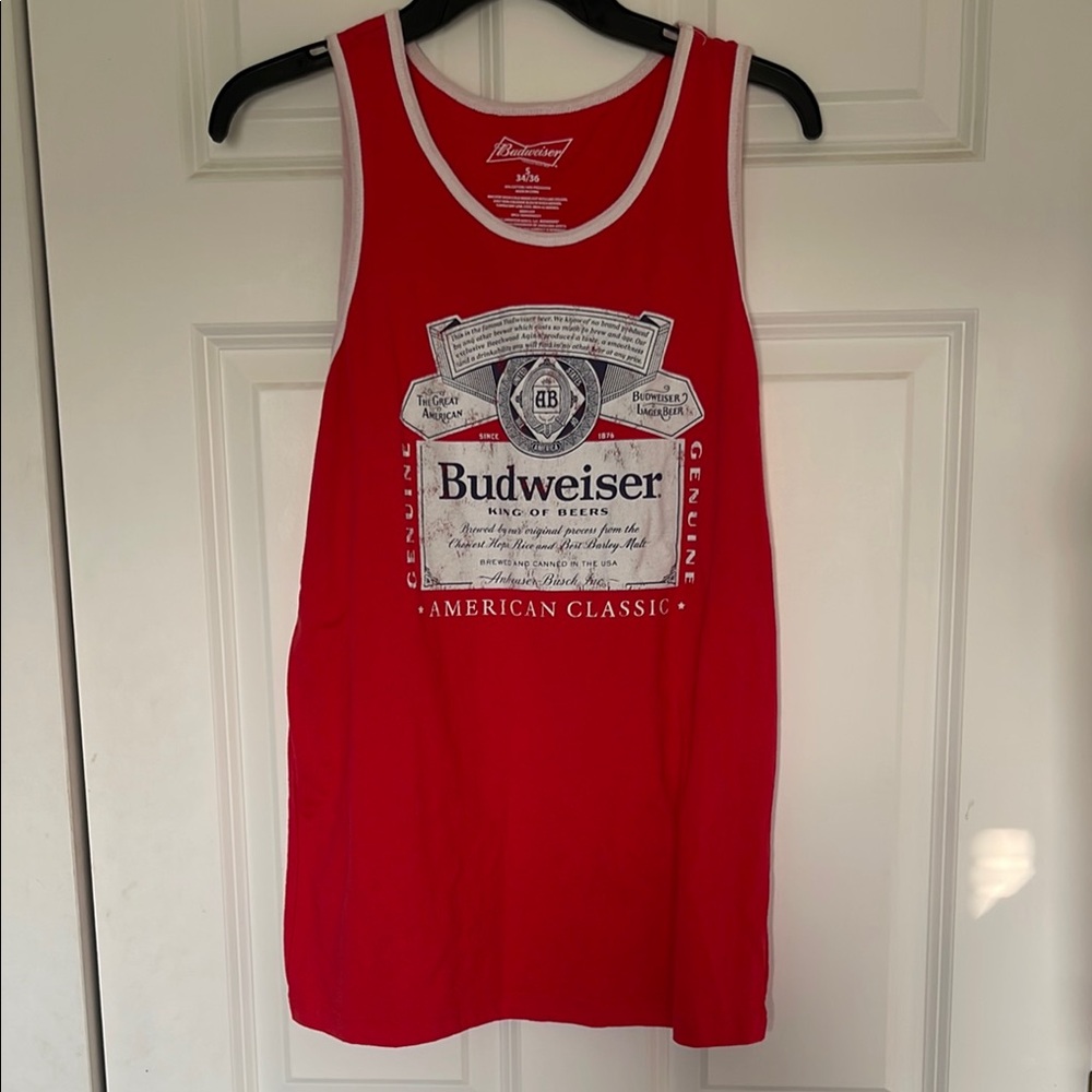 Budweiser American Classic Red Tank
